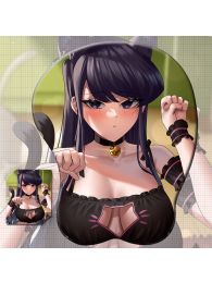 Komi Can't Communicate Komi Shoko 3D Wrist Rest Oppai Mouse Pad