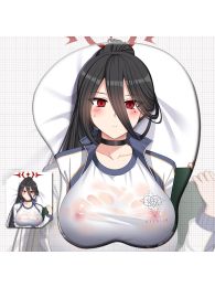 Blue Archive Hanekawa Hasumi 3D Wrist Rest Oppai Mouse Pad