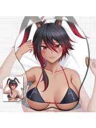 Final Fantasy XIV Rubedo Aegir 3D Wrist Rest Oppai Mouse Pad