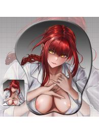 Chainsaw Man Makima 3D Wrist Rest Oppai Mouse Pad