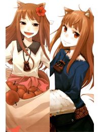 Spice and Wolf Dakimakura Hugging Body Pillow Cover