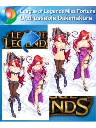 League of Legends Miss Fortune Undressable Dakimakura Pillow Cover