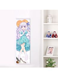 Angel's 3Piece! Jun Gotou Life-Size Fabric Wall Scroll