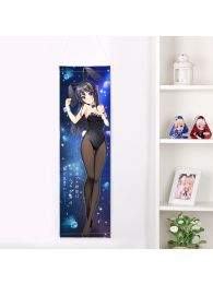 Rascal Does Not Dream of Bunny Girl Senpai Mai Sakurajima Life-Size Fabric Wall Scroll
