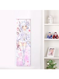 Azur Lane IJN Yukikaze Wedding Dress Life-Size Fabric Wall Scroll
