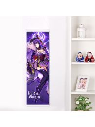 Genshin Impact Baal Raiden Shogun Life-Size Fabric Wall Scroll