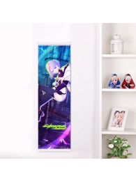 Cyberpunk 2077 Lucy Lucyna Kushinada Life-Size Fabric Wall Scroll Cyberpunk 2077 Lucy Lucyna Kushinada Life-Size Fabric Wall Scroll