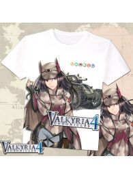 Valkyria Chronicles 4 Leena Kai Schulen T-Shirt White Tee