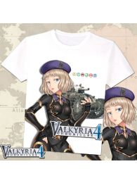 Valkyria Chronicles 4 Nikola Graf T-Shirt White Tee