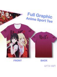 Kakegurui Double-sided Full Graphic T-shirt