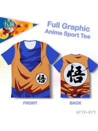 DragonBall Double-sided Full Graphic T-shirt