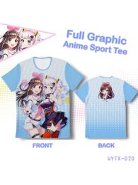 Virtual Youtuber Double-sided Full Graphic T-shirt