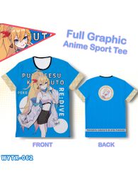 Princess Connect! Re:Dive Double-sided Full Graphic T-shirt