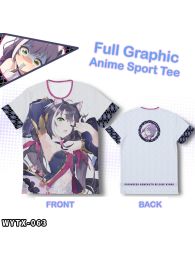 Princess Connect! Re:Dive Double-sided Full Graphic T-shirt